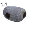 Snake Hiding Spot Reptile Hide Cave, Realistic Rock Look Resin Toad House, Humid Stable Cave Shelter for Frogs, Small Reptiles, Indoor Terrarium,