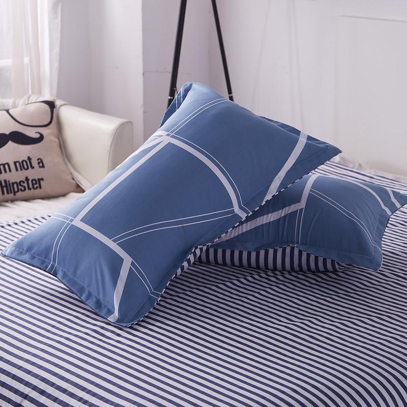 Aloe Vera Cotton Printed Pillowcase Pair, Standard Size 48x74 Cm