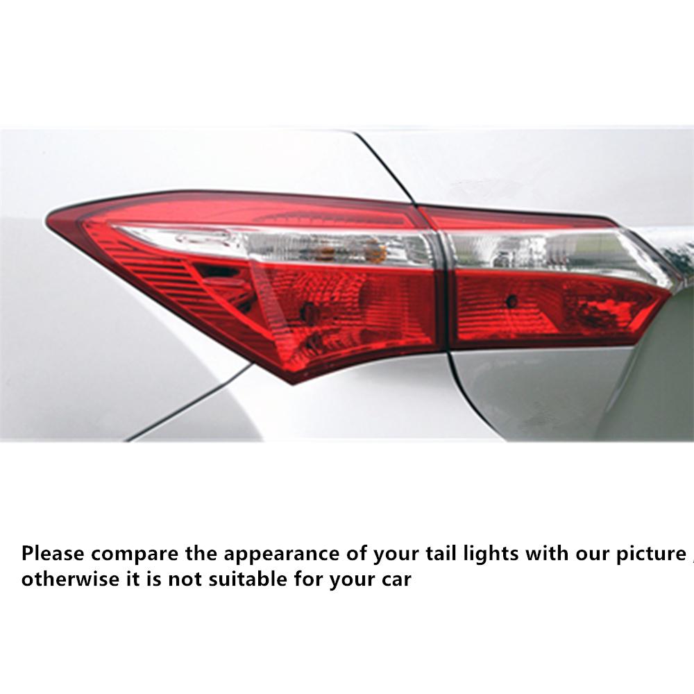 4pcs Rear Tail Light Seal Gasket For Toyota Corolla 2014-2018