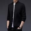 Men S Spring Thin Knit Cardigan Straight Fit Long Sleeve Non Iron Sweater