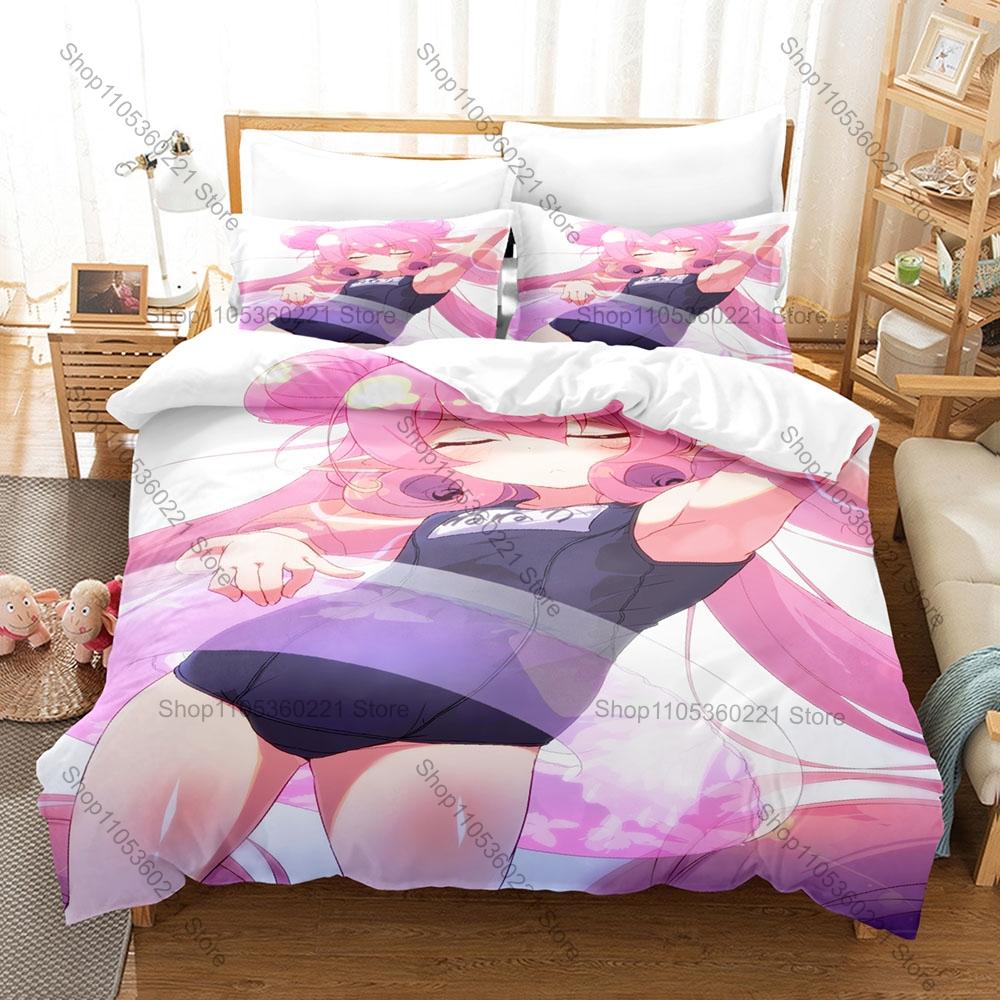 Popular Game Hero Neneka Duvet Cover + 2 Pillowcases, Vivid Character Design Bedding Set All Season Use for Gaming Enthusiasts
