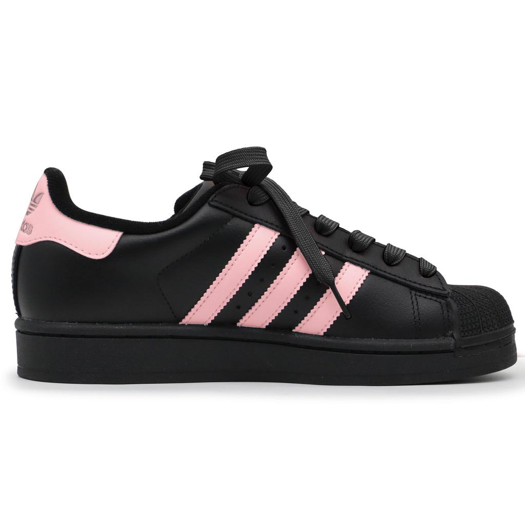 Adidas Originals SUPERSTAR Skateboard Shoes Unisex Low top Black/Pink JH9977(Team52-)