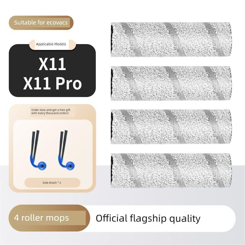 Suitable for Ecovacs X11 Sweeping Robot Accessories Pro Side Brush Roller Brush Filter Mop Dust Bag Cleaning Fluid Consumables