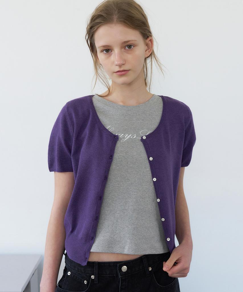 LETTERA Soft Blossom Knit Cardigan