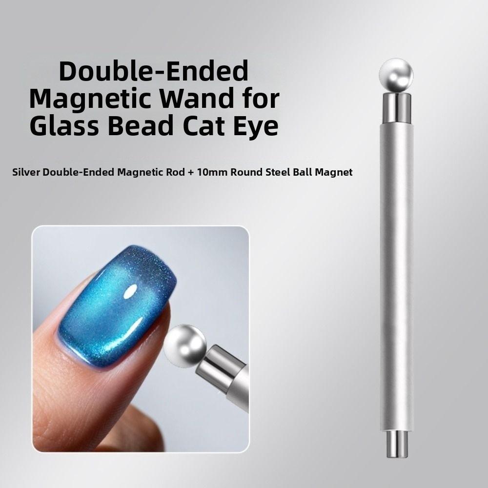 Dual-purpose Nail Magnetic Stick Double Headed Large Magnetic Pen for Manicure Magnetic Tools