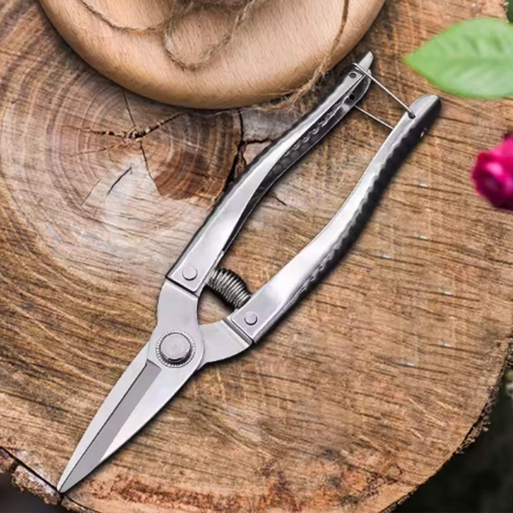 With Automatic Return Spring Branch Shears Garden Branch Shear Gardening Plant Flower Pruning