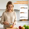 3-in-1 Gemüseschäler Frühlingszwiebelöffner Multifunktionale Küchenreibe und Flaschenöffner mit Holz