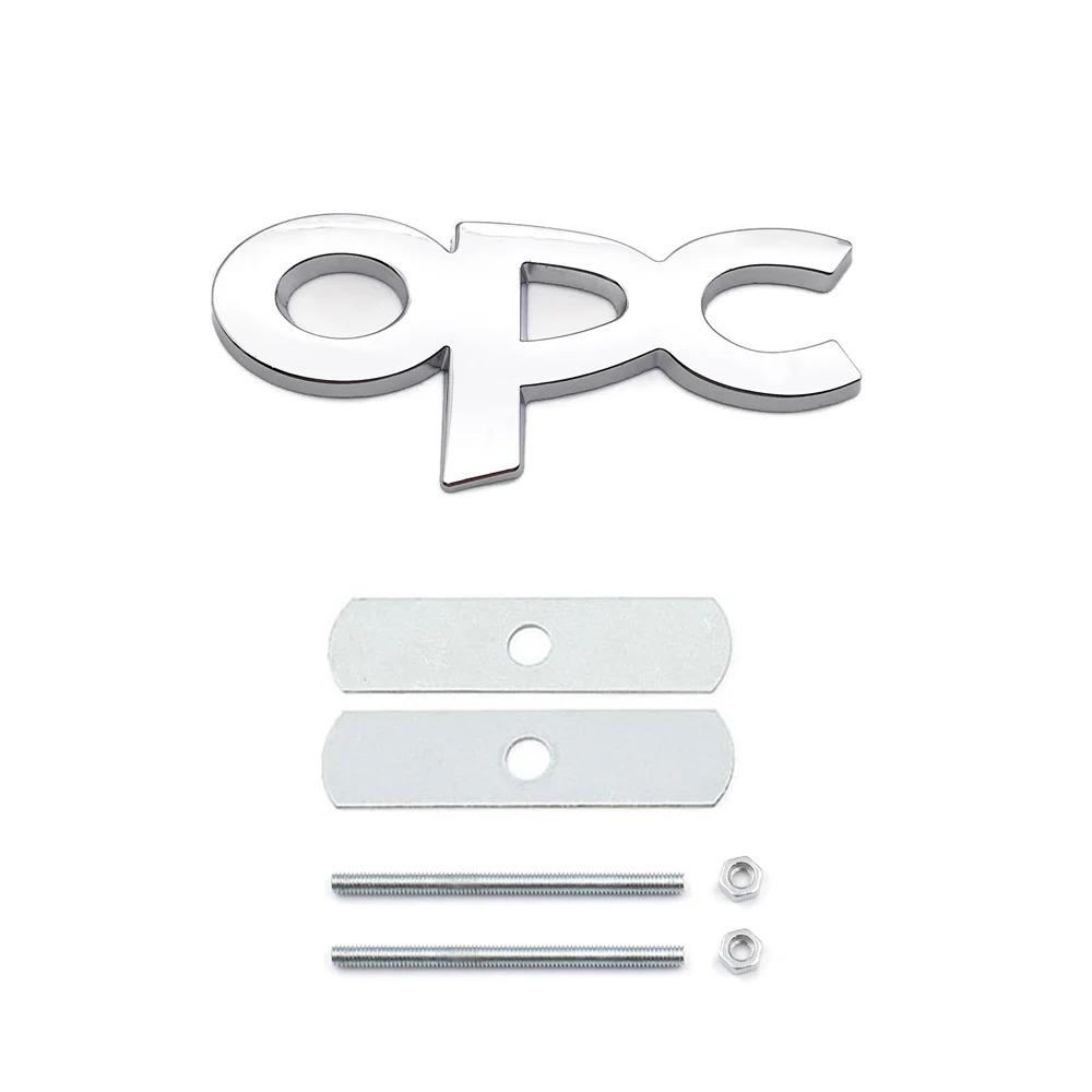 Emblém OPC Line Odznak na přední mřížku Zadní samolepky Logo Pro Opel Astra G H J K F Corsa D Zafira B Insignia Mokka Regal Příslušenství