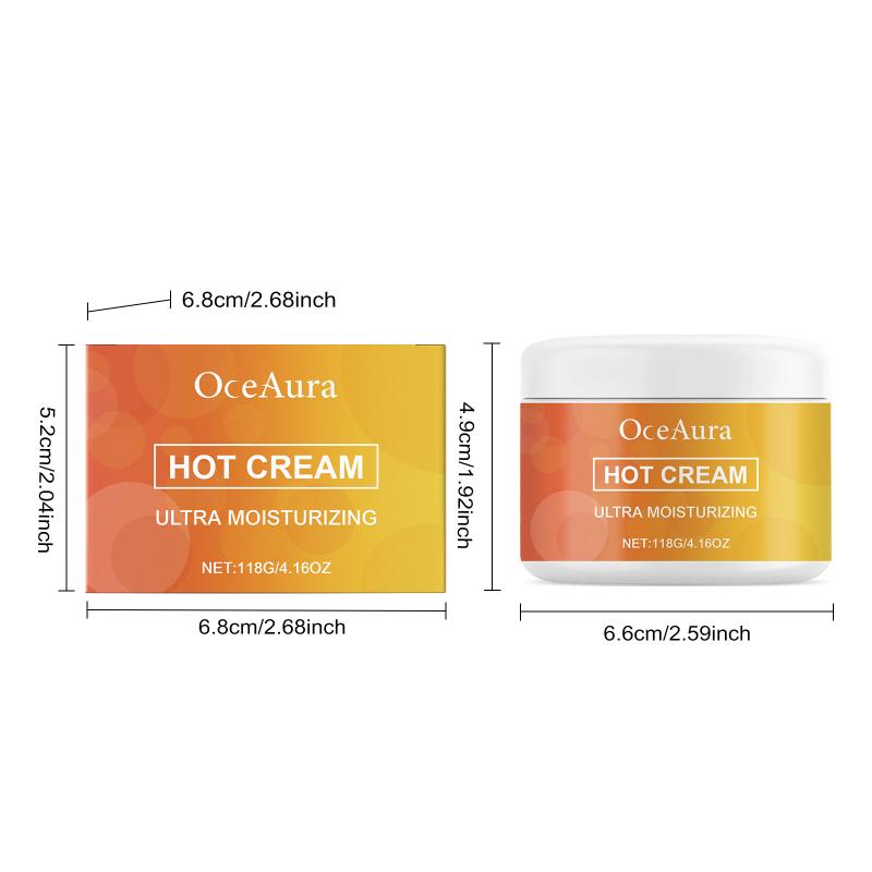 Body Fitness Muscle Training Cream 118g Heat Massage and Moisturizing Cream for Skin Nourishing Post Gym Exercise Use