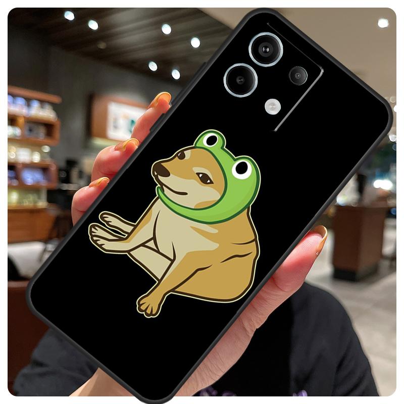 Cheems Doge Case For Xiaomi Redmi Note 14 10 11 12 13 15 Pro Plus Cover For Redmi 15 15C 14C 10C 12C 13C