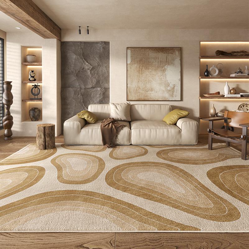 

Майярд Декор Вітальні Плюшевий Килим Карамельного Кольору Килими для Спальні Американський Ретро Квітковий Потовщений Килим Домашній Килимок для Відпочинку 80*120cm