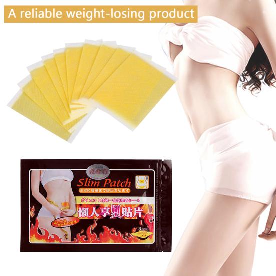 10Pcs Weight Loss Patches Natural Fast Slimming Burn Fat Diet Patch Body Pads
