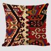 Cuscini in Lino con Fantasie Bohémien Multicolori Stampa Geometrica Etnica Astratta Federe per Cuscini Decorativi Cuscino per Divano del Soggiorno