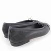 Great CHANEL Ballet shoes COCO Mark logo design leather pumps Gray 35.5 G02819 Used