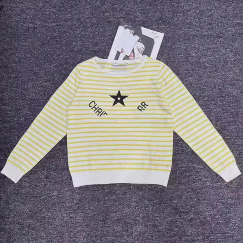 Nanyou Damski Pulower w Paski z Wyższej Półki: Sweter jesienny z długim rękawem, z nadrukiem pięciogwiazdkowym, wygodny, oddychający.