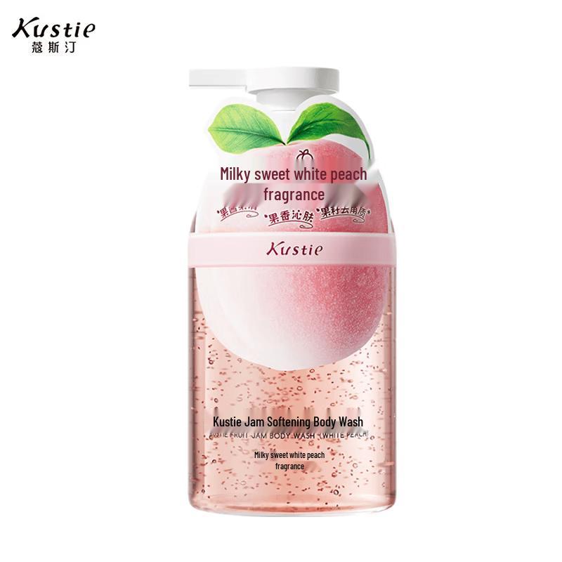 Kustie White Peach Jam Tender Skin Shower Gel