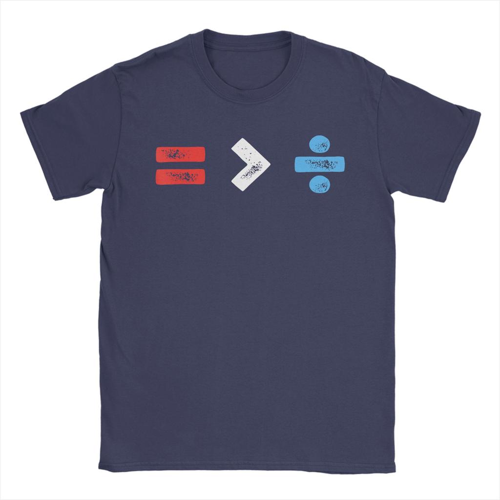 Mens Equality is Greater Than Division Black History Month T Shirt 100 Cotton Clothes Short Sleeve Tee Plus Size TShirts