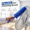 Microfiber Fan Cleaning Brush Bendable Head Bendable Cobweb Duster  For Air Conditioning