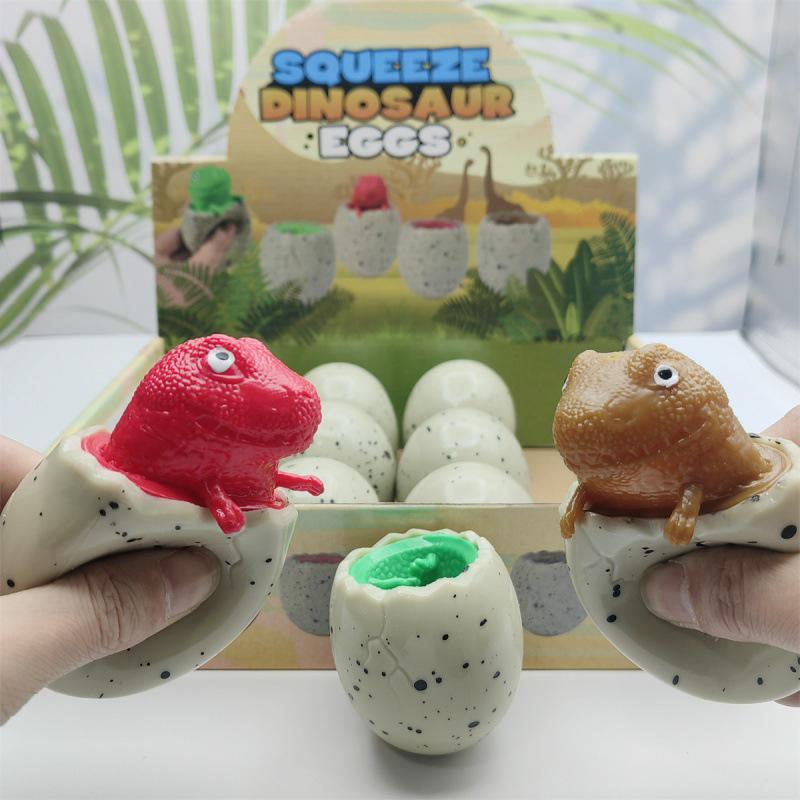 Dinosaur Egg Squeeze Toy - Hatching Venting Dinosaur Cute Toy
