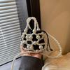 Adorable Korean Style Summer Children's Crossbody Bag With Cute Pearl Accents For Boys And Girls
