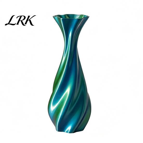 Creative Flower Holder 3D Printed Vase, Twisted Minimalist Arrangement Holders, Artistic Line Design Vase Elegant Home Decor for Living Room