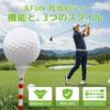 &FUN Golf Tee Low Resistance Head Long Tee 83mm 10