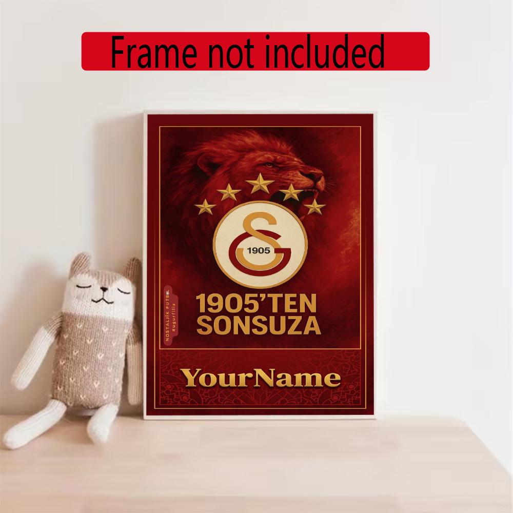 Galatasaray Personalized Text Diamond Painting Round Diamond Mosaic Rhinestones Diamond Embroidery Craft Kit Wall Decor Without Frame