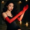 Transparente Transparente Handschuhe Ellbogen Netz Vollfingerhandschuhe Mode Sonnenschutz Fäustlinge Hochzeit