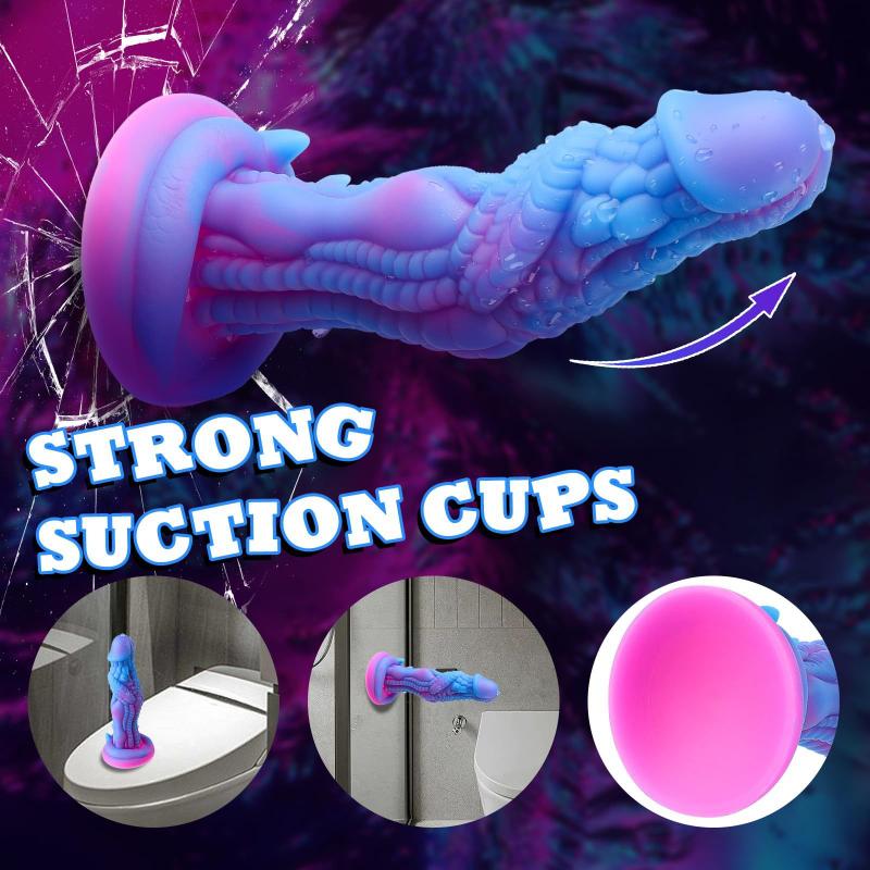 Realistic Silicone Dildo for Women, Alien Design Anal Plug with Suction Cup, Adult Sex Toys for Couples