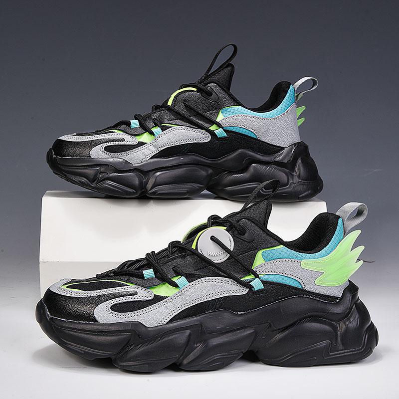 

Мужская спортивная обувь Всеобъемлющая спортивная повседневная обувь на толстой подошве