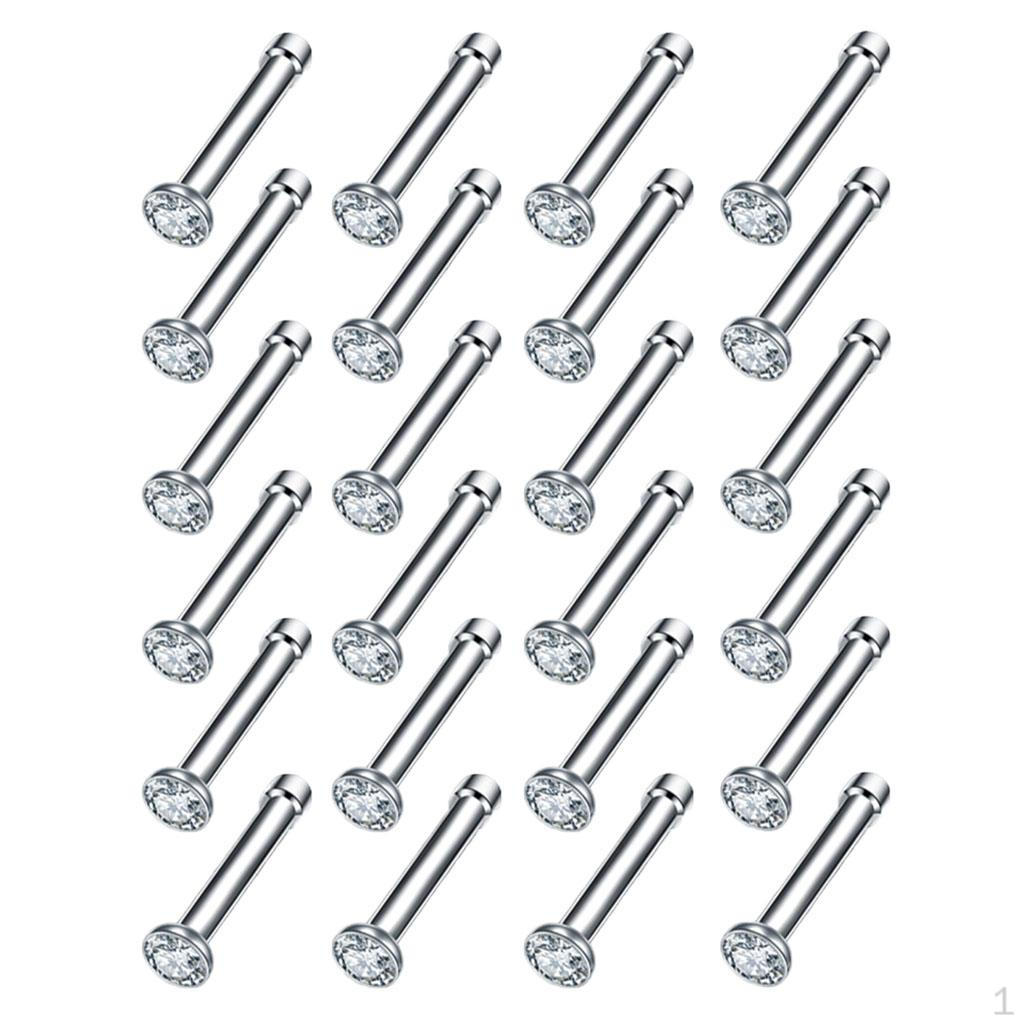 

Серьги-кольца для женщин 24pcs- White