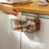 Transparent Wall-Mounted Kitchen Storage Basket Set