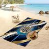 Asciugamano da Spiaggia con Stampa del Newcastle United Football, Asciugamano Grande Morbido ad Asciugatura Rapida per Spiaggia Campeggio Nuoto