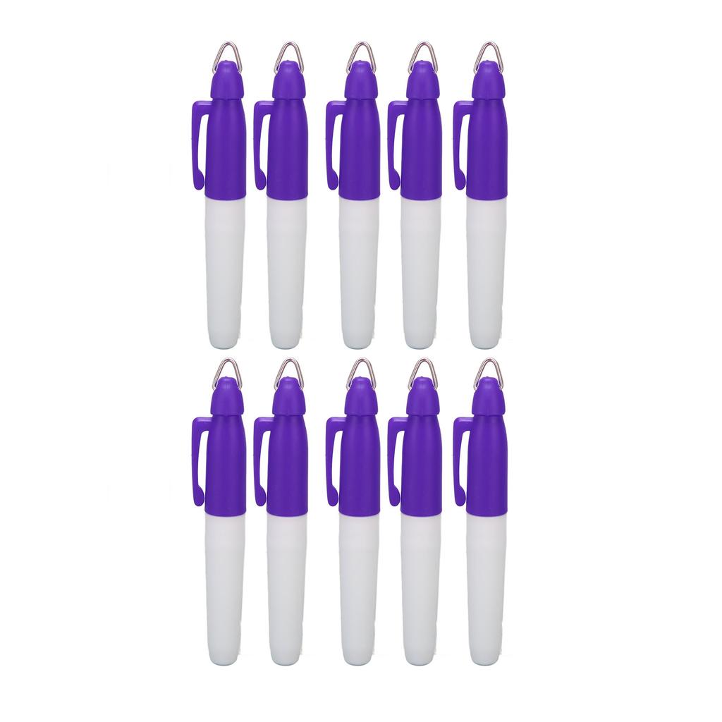 10pcs Golfing Marker Pen Oil Based Waterproof Portable Ball Line Marker Tool Ball Alignment Tool for