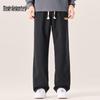 Mark Fairwhale Men's Tencel Blend Straight-Leg Casual Pants