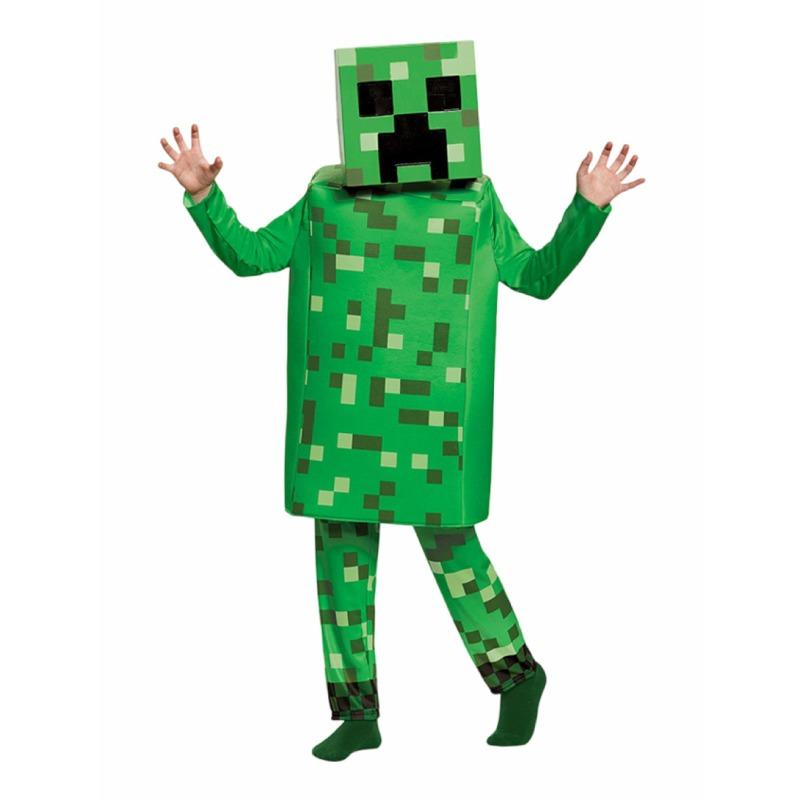 Minecraft adult parent-child cosplay costume MC halloween costume children costume cosplay