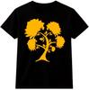 Boho Tree Of Life T Shirt Floral Tree Silhouette Botanical Nature Graphic Tee
