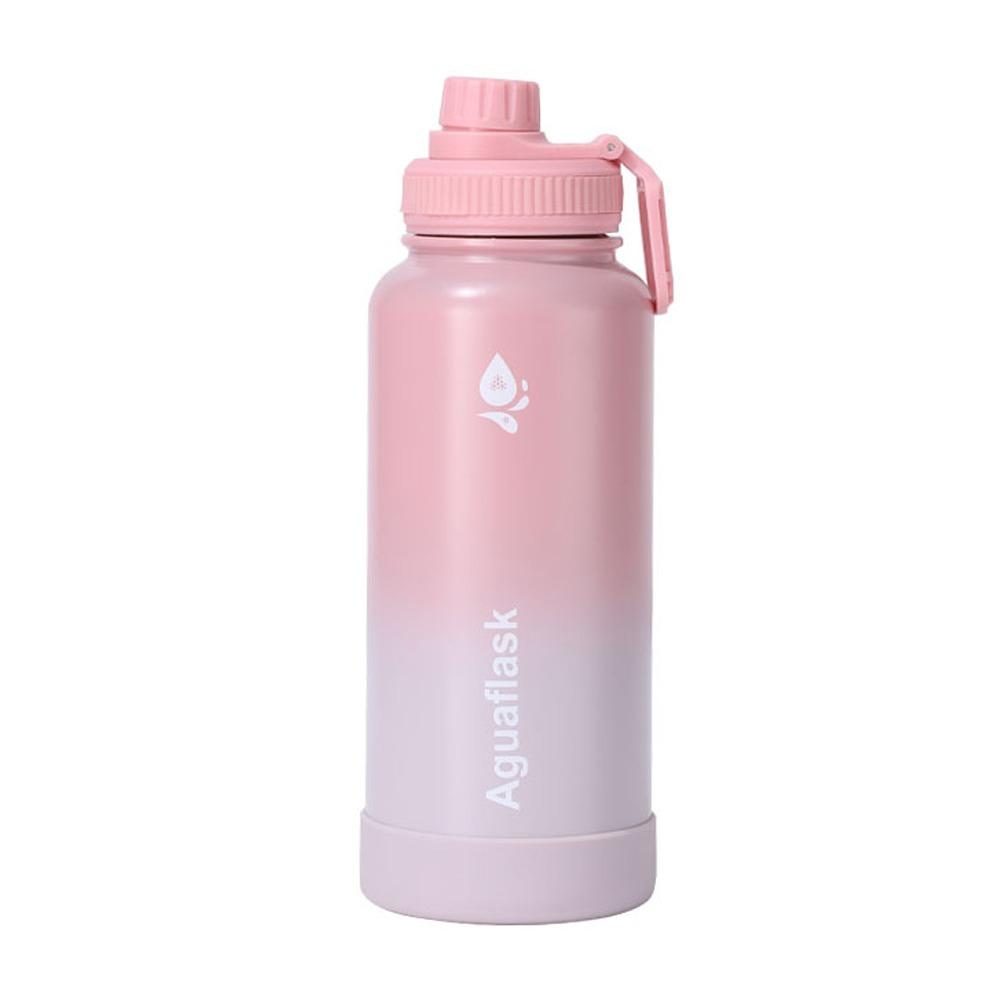 1L Sport Thermos Cup Gradient Thermal Water Bottle Tumbler Insulated Water Bottle  Fitness