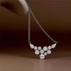 Ladies' Elegant Pendant Necklace, Minimalist Eye-catching Jewelry, Daily Wearing Collarbone Chain, Birthday Gift