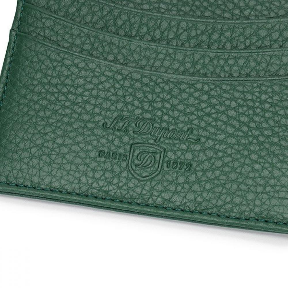 S.t. Dupont Credit Card Holder Green Ci1sp683nd