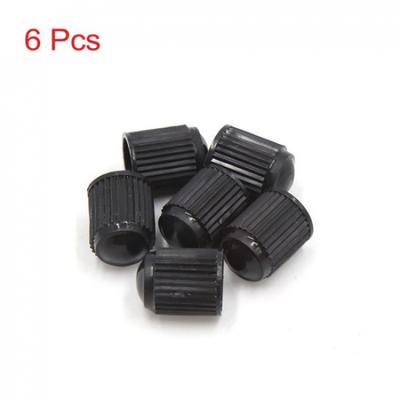 6Pcs Plastic Tire Air Valve Stem Caps Tyre Wheel Rims Dust Cover for Auto Car