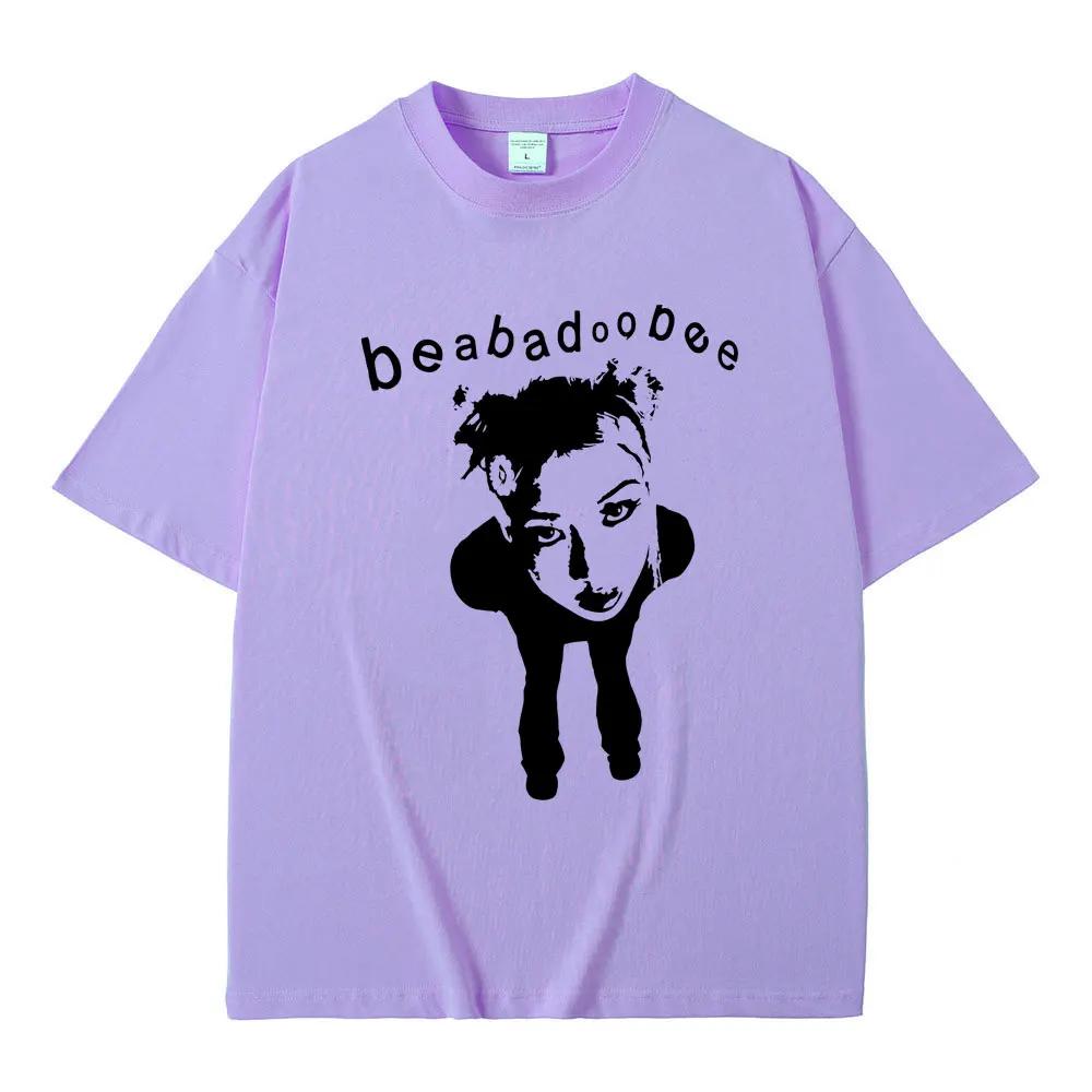 Singer Beabadoobee Graphic Print T-shirt Men Women Fashion Cotton Oversized Tshirt Unisex Casual Y2k Style Short Sleeve T Shirts