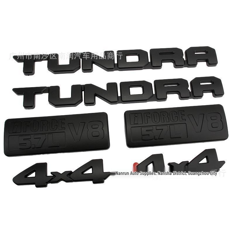 Toyota TUNDRA Emblem Cover Decal for Modified 4X4 V8 Pickup