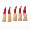 10Pcs Halloween Colorful Vampire Long Nail Finger Cover Holiday Dancing Party Halloween Cosplay Kids Plastic Fake Ghost Fingers