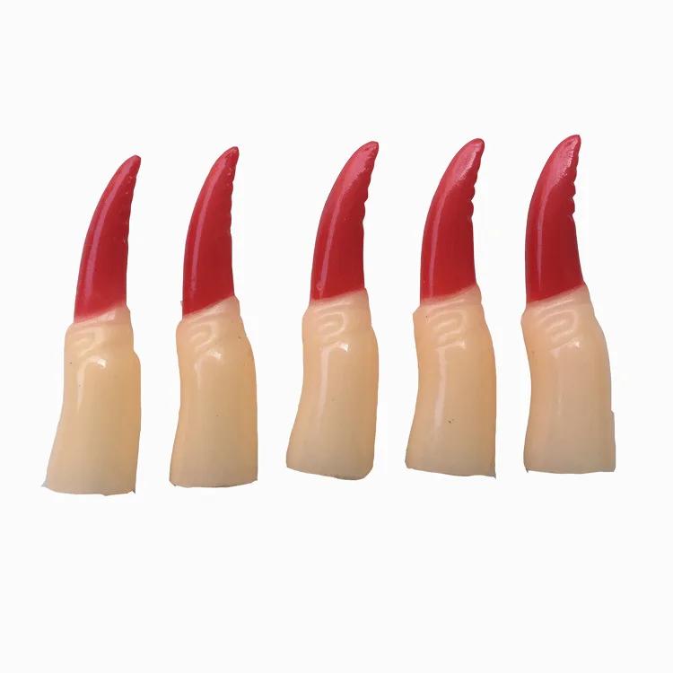 10Pcs Halloween Colorful Vampire Long Nail Finger Cover Holiday Dancing Party Halloween Cosplay Kids Plastic Fake Ghost Fingers
