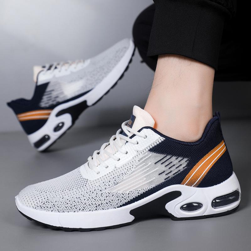 Herrenschuhe Frühling und Herbst 2025 Weichsohlige Freizeitschuhe 2025 Fliegenstrick-Herrenschuhe