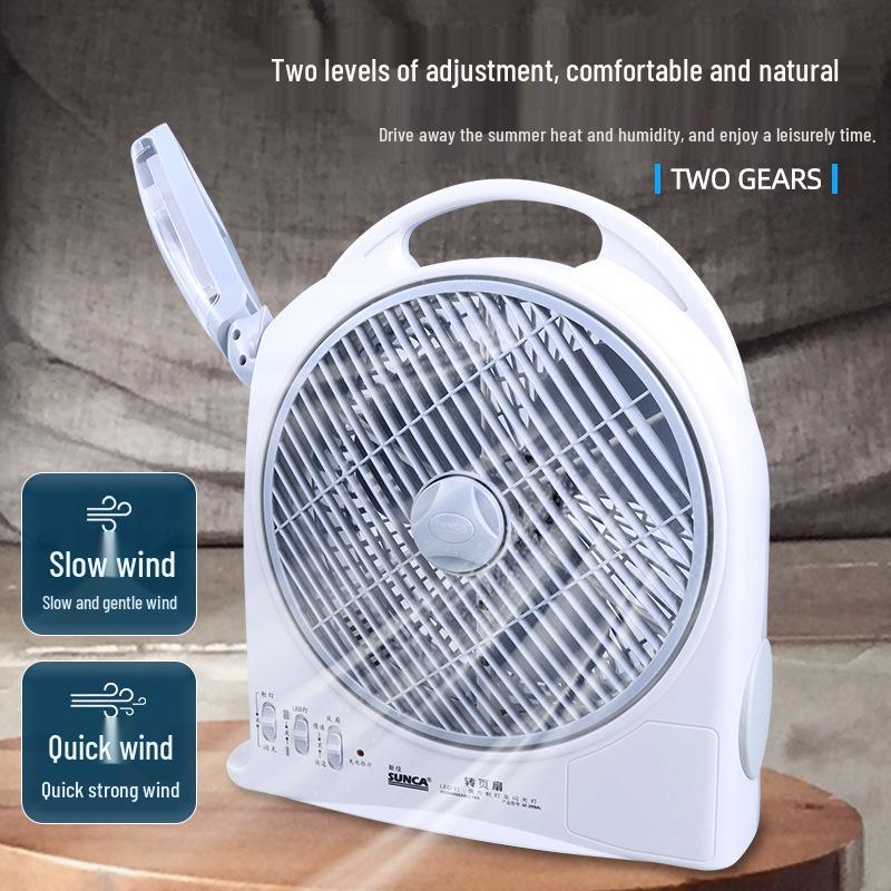 

Jia SF-299AL 10-дюймовый портативный аккумуляторный настольный вентилятор для общежитий и домов 10-inch