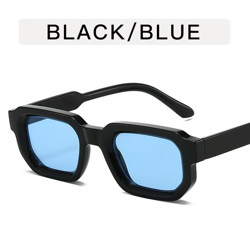 Retro Polygon Women's Sunglasses: Minimalist, High-End Square Frames