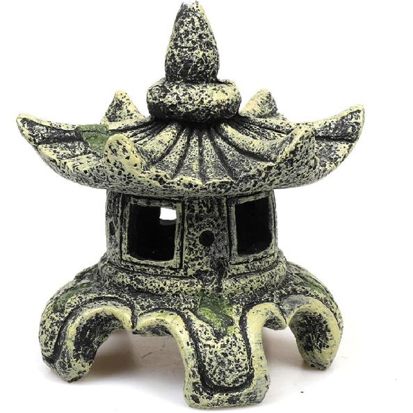 Asian Decor Pagoda Lantern Outdoor Statue,Resin Garden Accessories