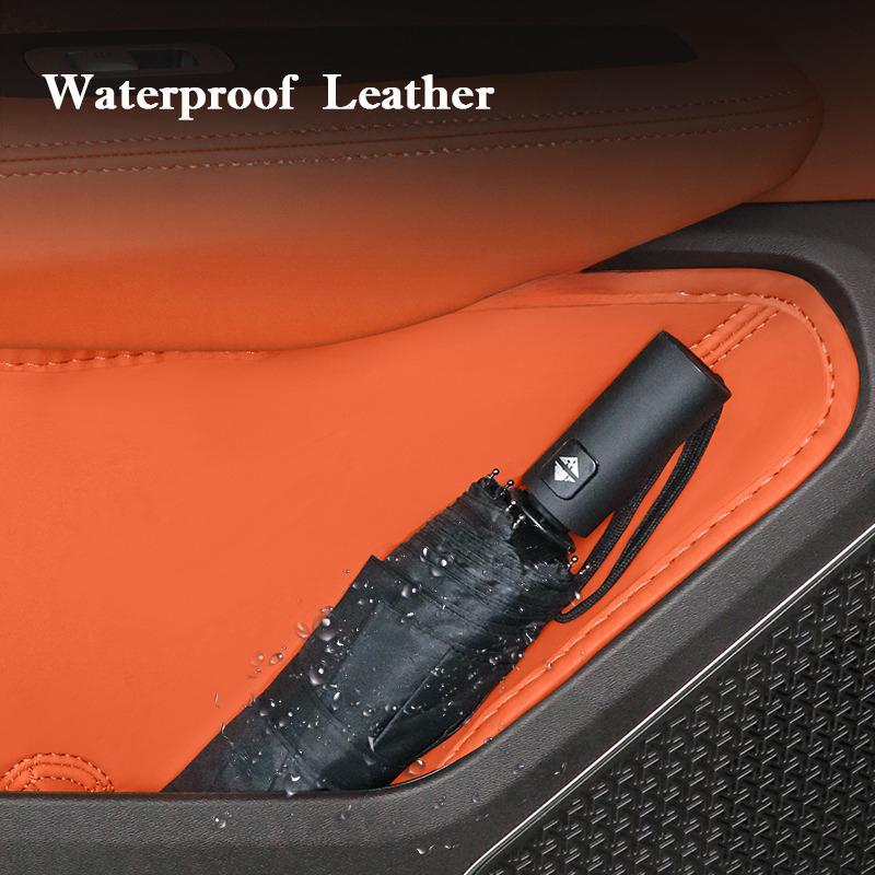 Für Jetour Shanhai L7 2026 2026 Auto Türschlitz Aufbewahrungsbox Leder Schutzpolster Abdeckung Türrille Wasserdicht Behälter Zubehör